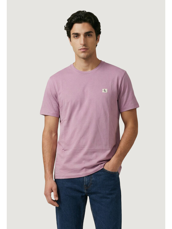 Calvin Klein Jeans Calvin Klein Jeans T-shirt SS BADGE 30S JERSEY Rosa Casual Fit