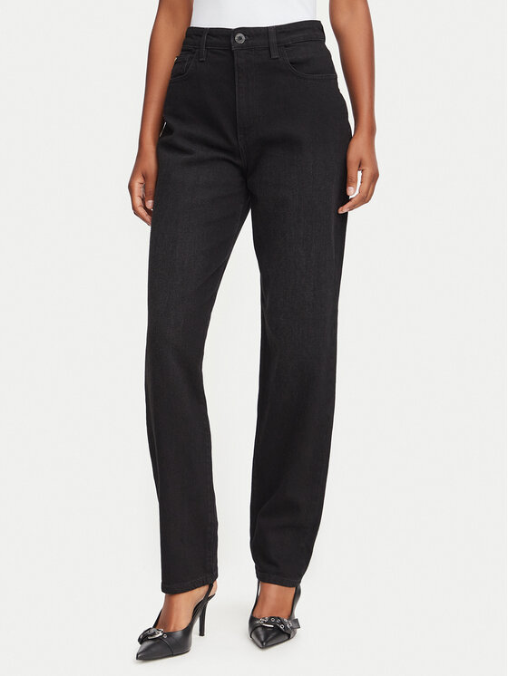 Guess Guess Jeansy W6YA3J D1544 Czarny Tapered Leg