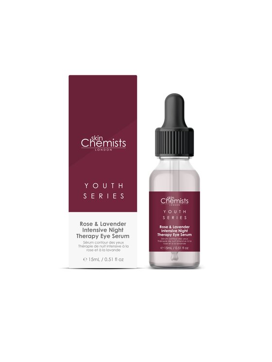 skinChemists skinChemists Serum na noc do intensywnej terapii oczu Rose & Lavender Krem na noc