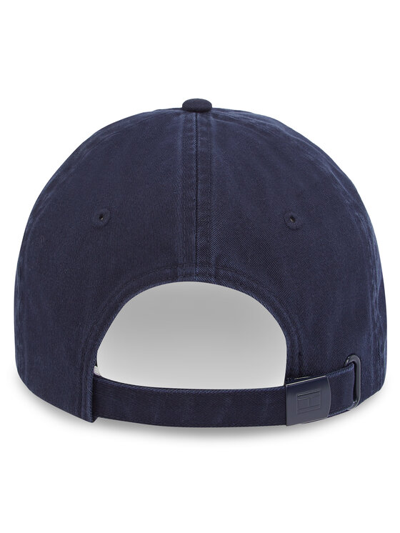 Tommy Hilfiger Tommy Hilfiger Шапка с козирка Essential Flag Soft Cap AW0AW17131 Тъмносин