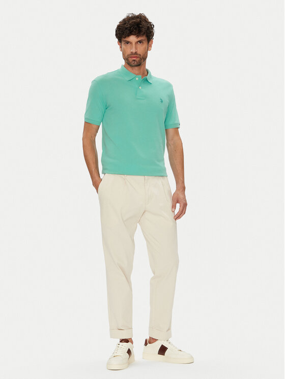 U.S. Polo Assn. U.S. Polo Assn. Поло MUP3312 Голубий Regular Fit