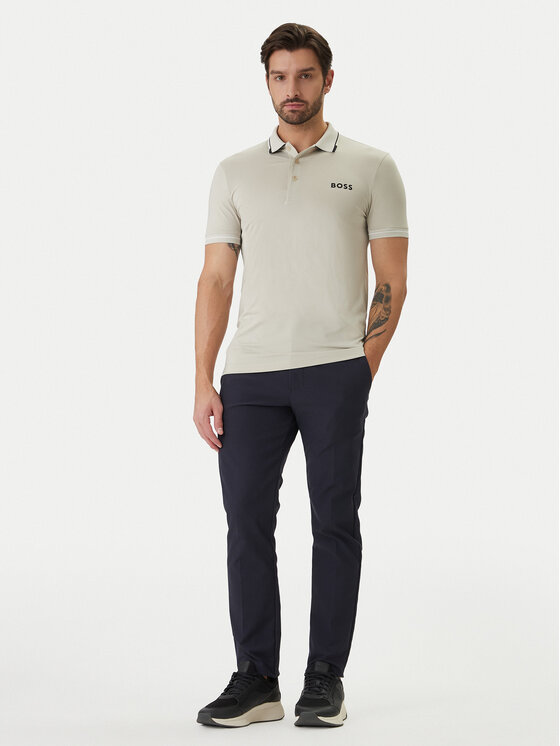 BOSS BOSS Polokošeľa Paul Pro 50506203 Béžová Slim Fit