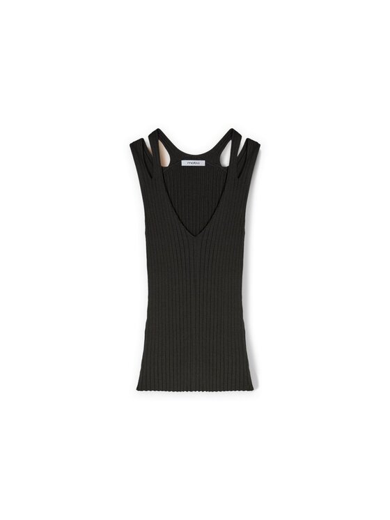 Motivi Motivi Cardigan M411W003551N033 Nero Slim Fit