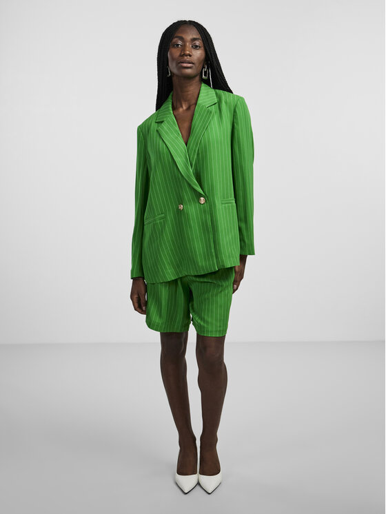 YAS YAS Suknjič Ella 26030021 Zelena Regular Fit