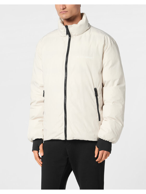 Plein Sport Plein Sport Giubbotto piumino 23109 Grigio Regular Fit