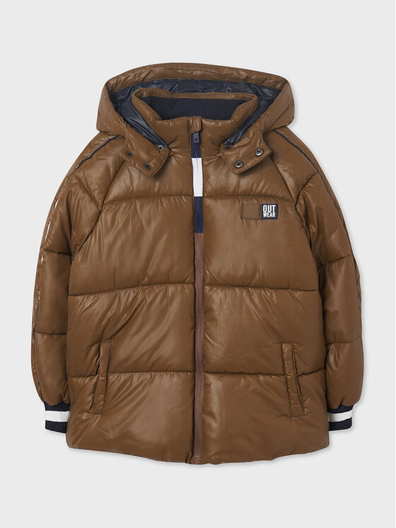 Giubbotto piumino 7416 Marrone Regular Fit