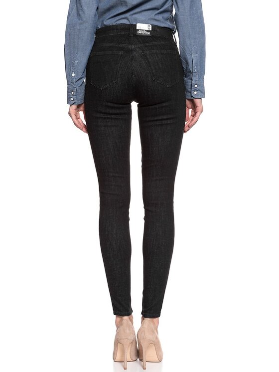 Wrangler Wrangler Jeansy SKINNY Czarny Skinny Fit