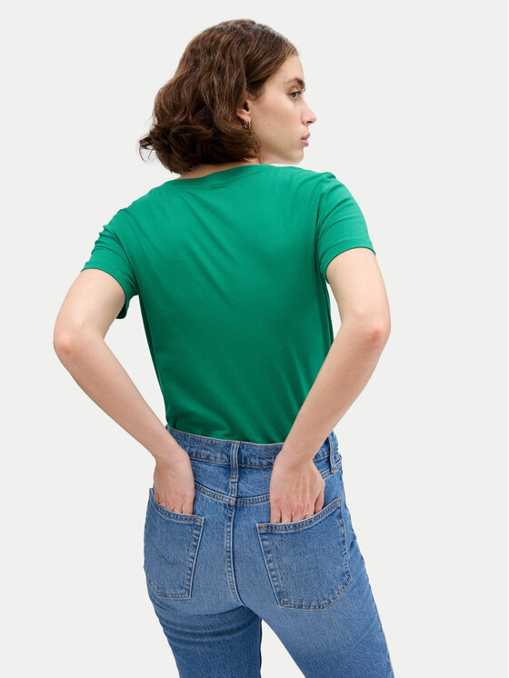 Gap Gap Marškinėliai 740140-50 Žalia Regular Fit