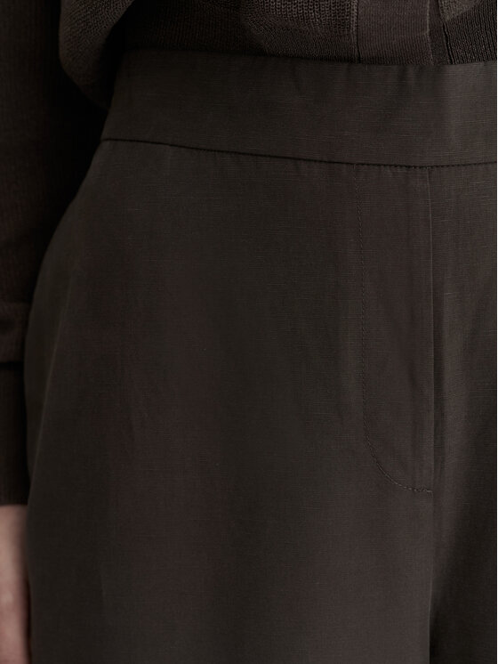 TATUUM TATUUM Spodnie materiałowe NERAKA 1 Brązowy Loose Fit