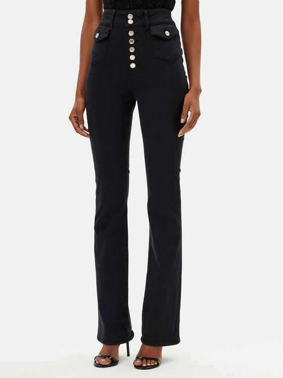 MET MET Jeans hlače M10 253PT Črna Regular Fit