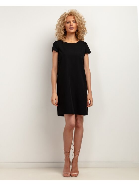 Tessita Tessita Sukienka koktajlowa SUKIENKA_T441 _3_XL Czarny Loose Fit