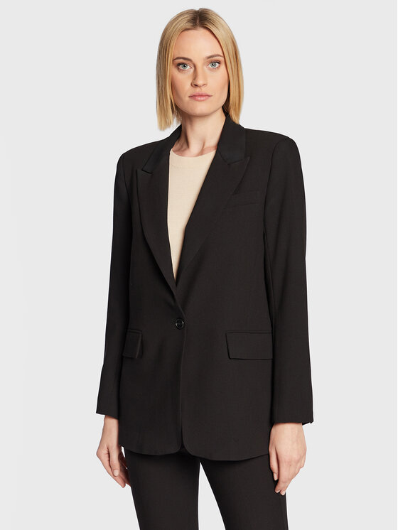 Bruuns Bazaar Sako CindySus Frida BBW2548 Čierna Loose Fit