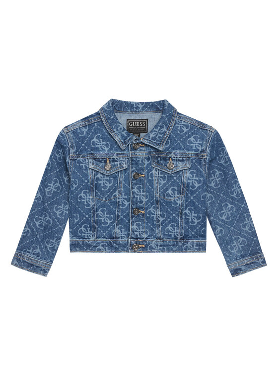 Guess Guess Farmer kabát K6RL06 D5FM0 Kék Regular Fit