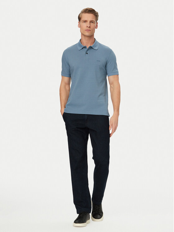 BOSS BOSS Pólóing Pallas 50553564 Kék Regular Fit
