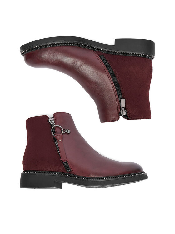 Lasocki Lasocki Škornji CEO-RST-56007-13 Bordo rdeča