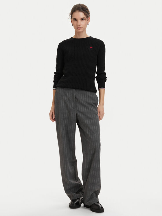 Beverly Hills Polo Club Beverly Hills Polo Club Pulover P-SS26W-M537390BLK Negru Regular Fit
