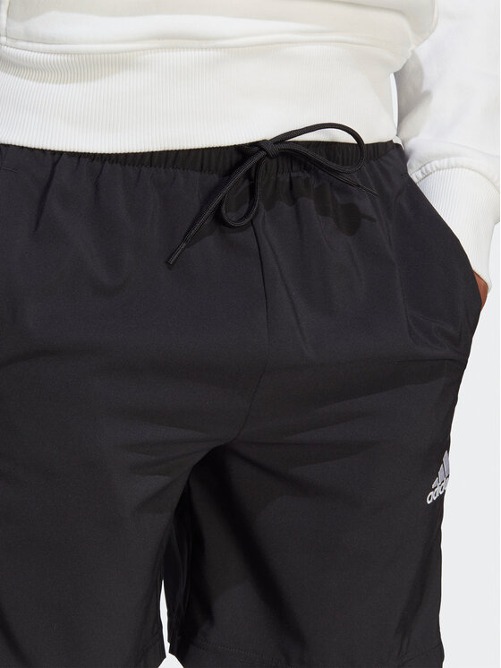 adidas adidas Športové kraťasy AEROREADY Essentials Chelsea 3-Stripes Shorts IC1484 Čierna Regular Fit