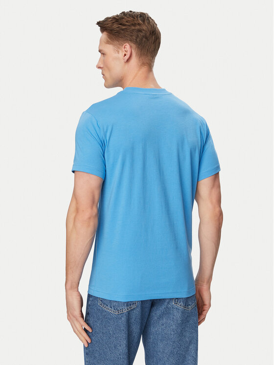 Karl Lagerfeld Jeans Karl Lagerfeld Jeans T-Shirt A1M17112 Niebieski Slim Fit