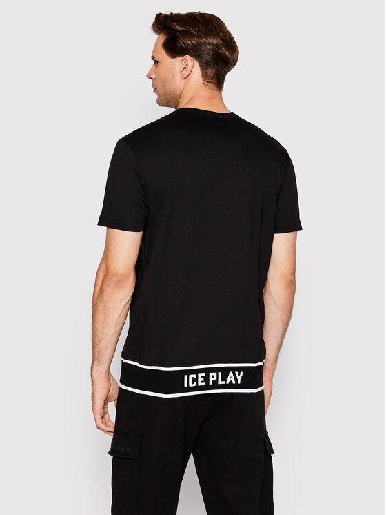 Ice Play Ice Play Тишърт 22I U1M0 F018 P400 9000 Черен Regular Fit