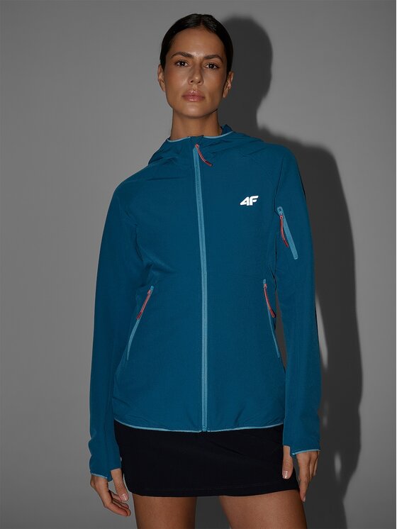 4F 4F Kurtka softshell 4FRSS26TSOFF645-46S Zielony Regular Fit