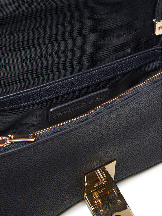 Tommy Hilfiger Tommy Hilfiger Torebka Th Her Mini Crossover Corp AW0AW17678 Granatowy