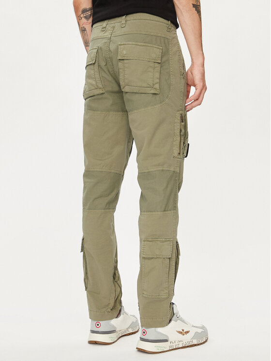 Aeronautica Militare Aeronautica Militare Pantaloni di tessuto 241PA1387CT1493 Verde Regular Fit