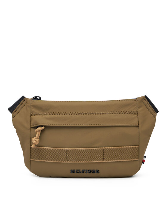 Tommy Hilfiger Tommy Hilfiger Borsetă Th Colour Bumbag AM0AM13220 Kaki