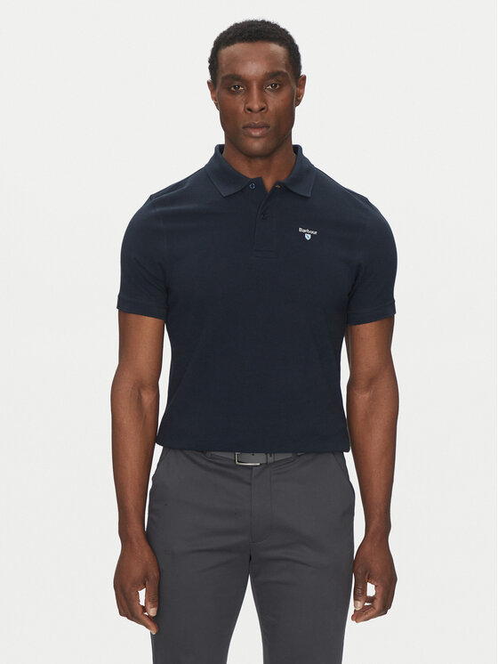 Barbour Polokošeľa Original Sports MML0358NY31 Tmavomodrá Tailored Fit