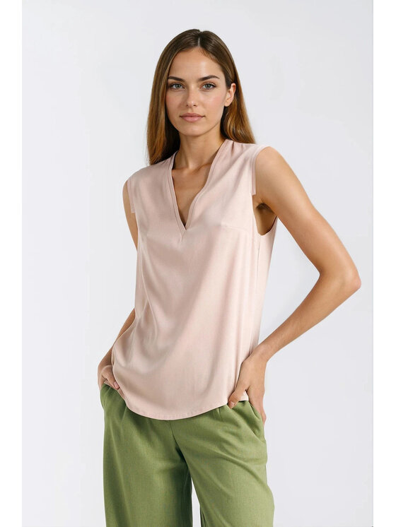 NIFE NIFE Halenka B209 Béžová Regular Fit
