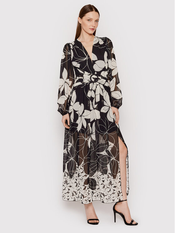 Rinascimento Rochie de zi CFC0018410002 Negru Regular Fit