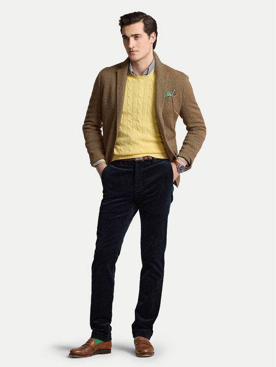 Polo Ralph Lauren Polo Ralph Lauren Hlače 710879958012 Tamnoplava Slim Fit