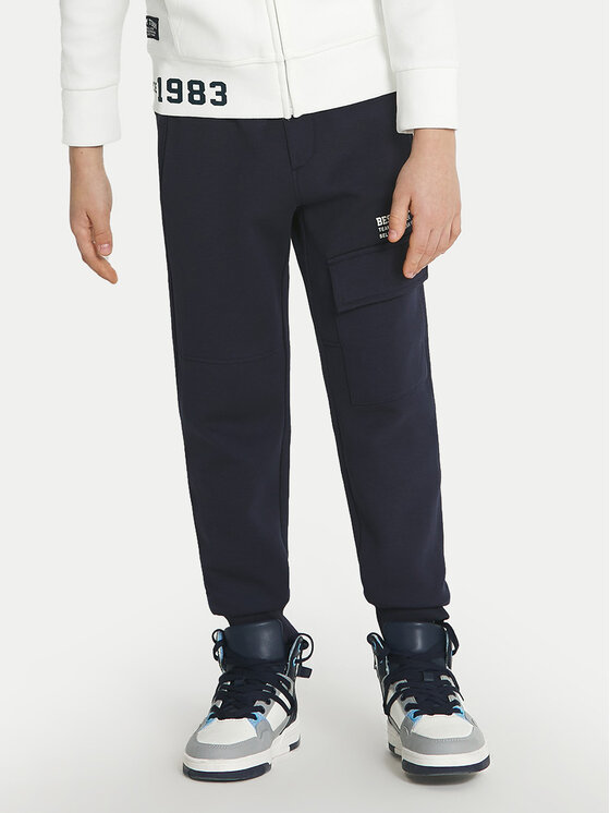 Original Marines Teplákové nohavice DEA2540B Tmavomodrá Regular Fit