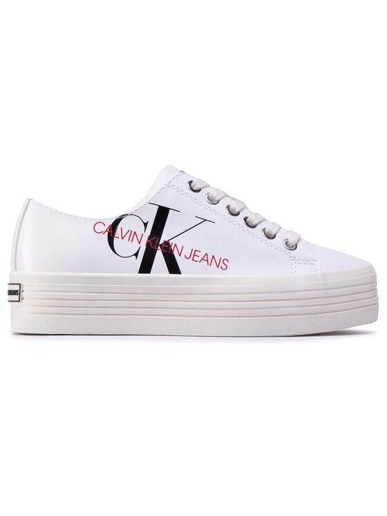 calvin klein white shoes