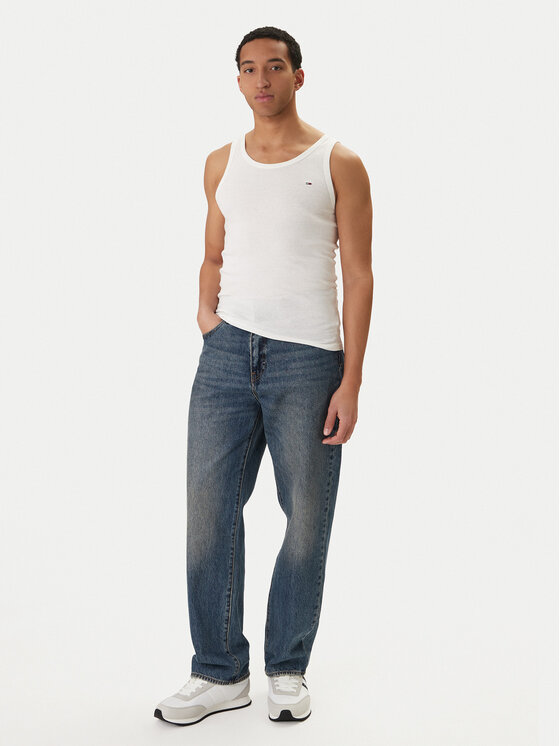 Tommy Jeans Tommy Jeans Komplet tank topów DM0DM20769 Biały Slim Fit
