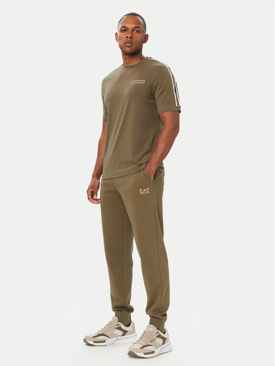 EA7 Emporio Armani EA7 Emporio Armani T-shirt 7M002189 AF10373 U7014 Kaki Regular Fit