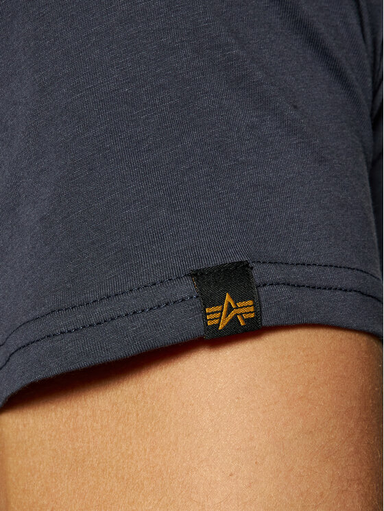 Alpha Industries Alpha Industries Majica Basic 100501 Mornarsko modra Regular Fit