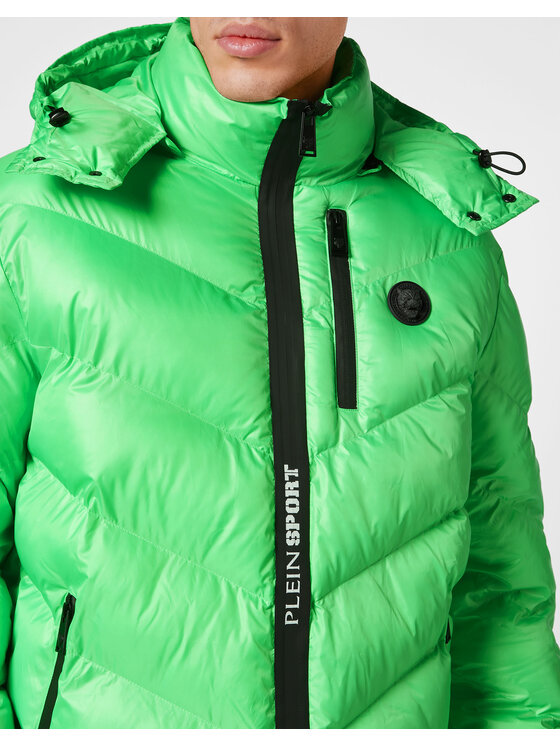 Plein Sport Plein Sport Kurtka zimowa 53 Zielony Regular Fit