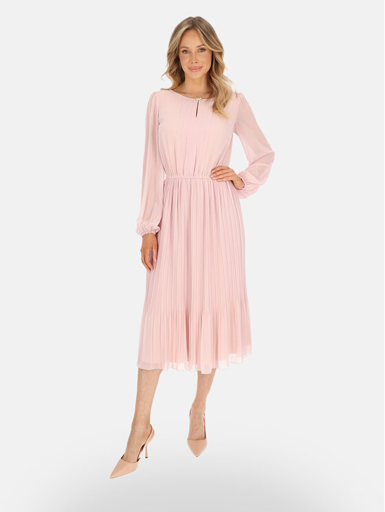 L’AF L’AF Sukienka koktajlowa Capri Różowy Regular Fit