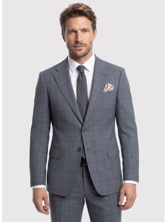 Pako Lorente Pako Lorente Marynarka P26WF-3G-003 Szary Slim Fit