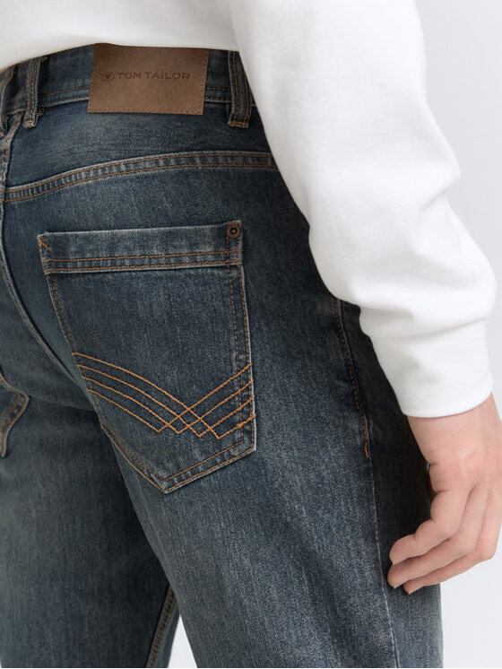 Tom Tailor Tom Tailor Jeansy MARVIN Niebieski Straight Fit
