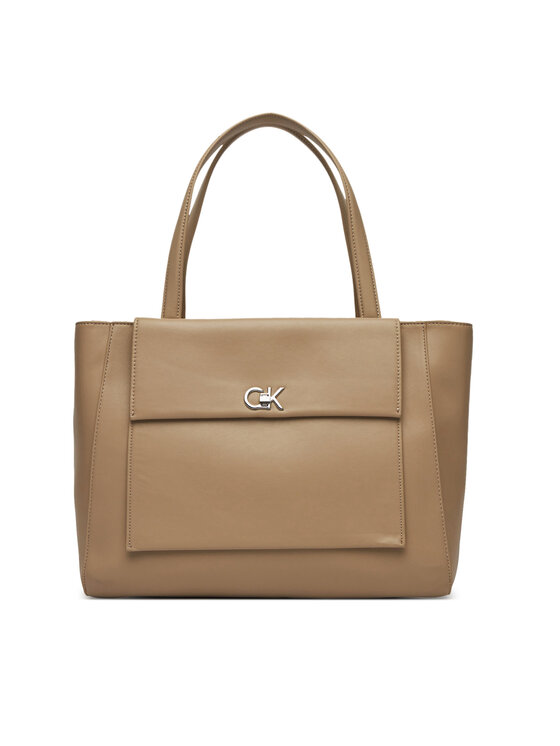 Calvin Klein Calvin Klein Torbica Ck Medium Shopper K60K612811 Bež