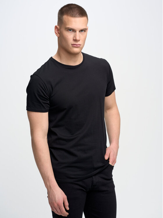BIG STAR BIG STAR T-Shirt basic_906 Czarny Basic Fit
