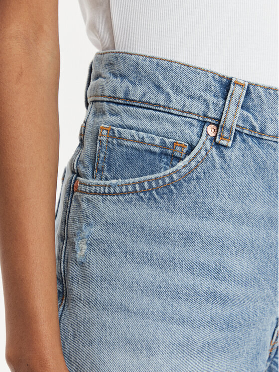 HUGO Hugo Jeans kratke hlače Gealea 50513761 Modra Regular Fit