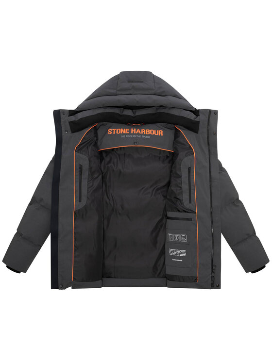 Stone Harbour Stone Harbour Kurtka zimowa Taviaan Szary Regular Fit
