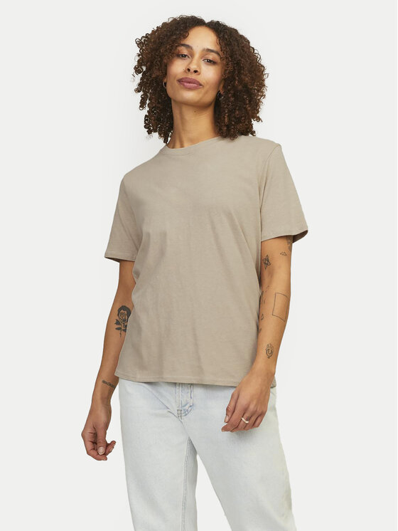 JJXX JJXX Тишърт Isla 12255352 Сив Loose Fit