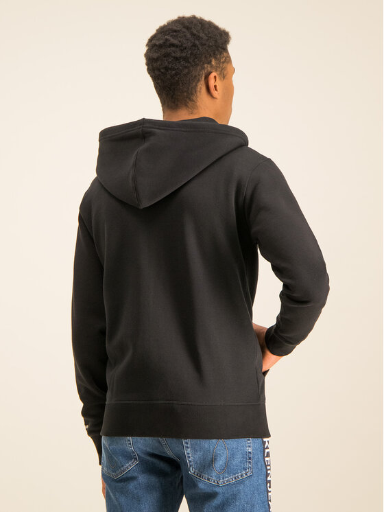 Calvin Klein Jeans Felpa J30J314535 Nero Regular Fit • Modivo.it