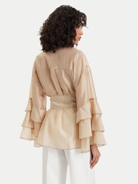 ACCESS FASHION ACCESS FASHION Cămașă 63-7068-125 Bej deschis Relaxed Fit