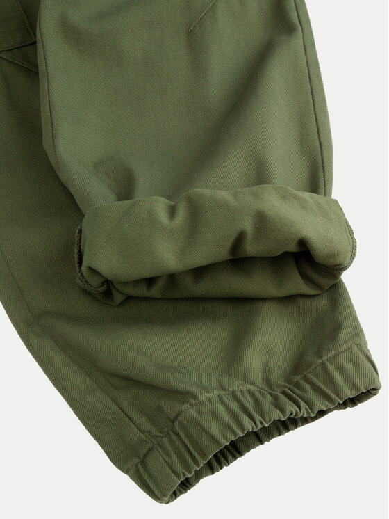 Coccodrillo Coccodrillo Hlače iz tkanine ZC4119101MGJ Zelena Regular Fit