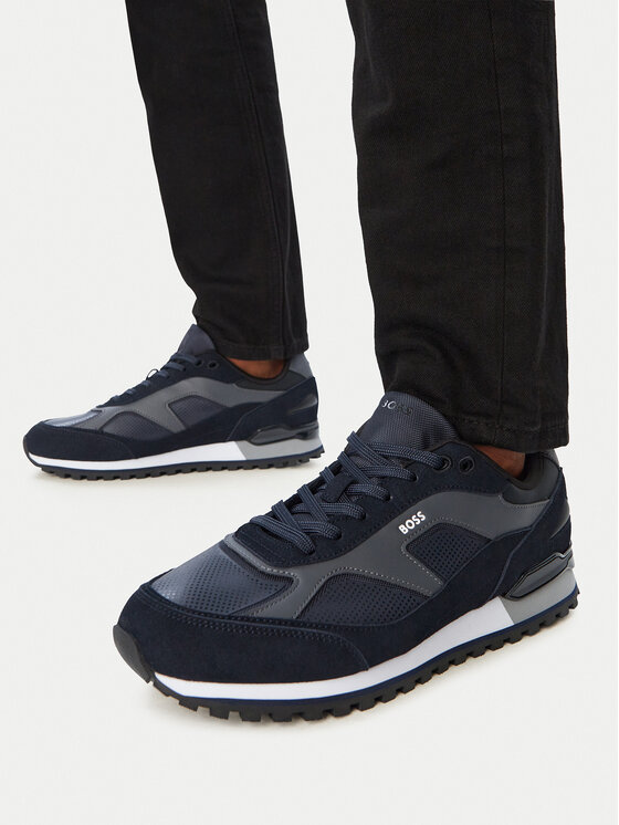 BOSS BOSS Sneakersy Parkour-L 50568929 Granatowy