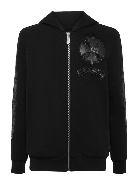 PHILIPP PLEIN PHILIPP PLEIN Bluza 25931 Czarny Athletic Fit